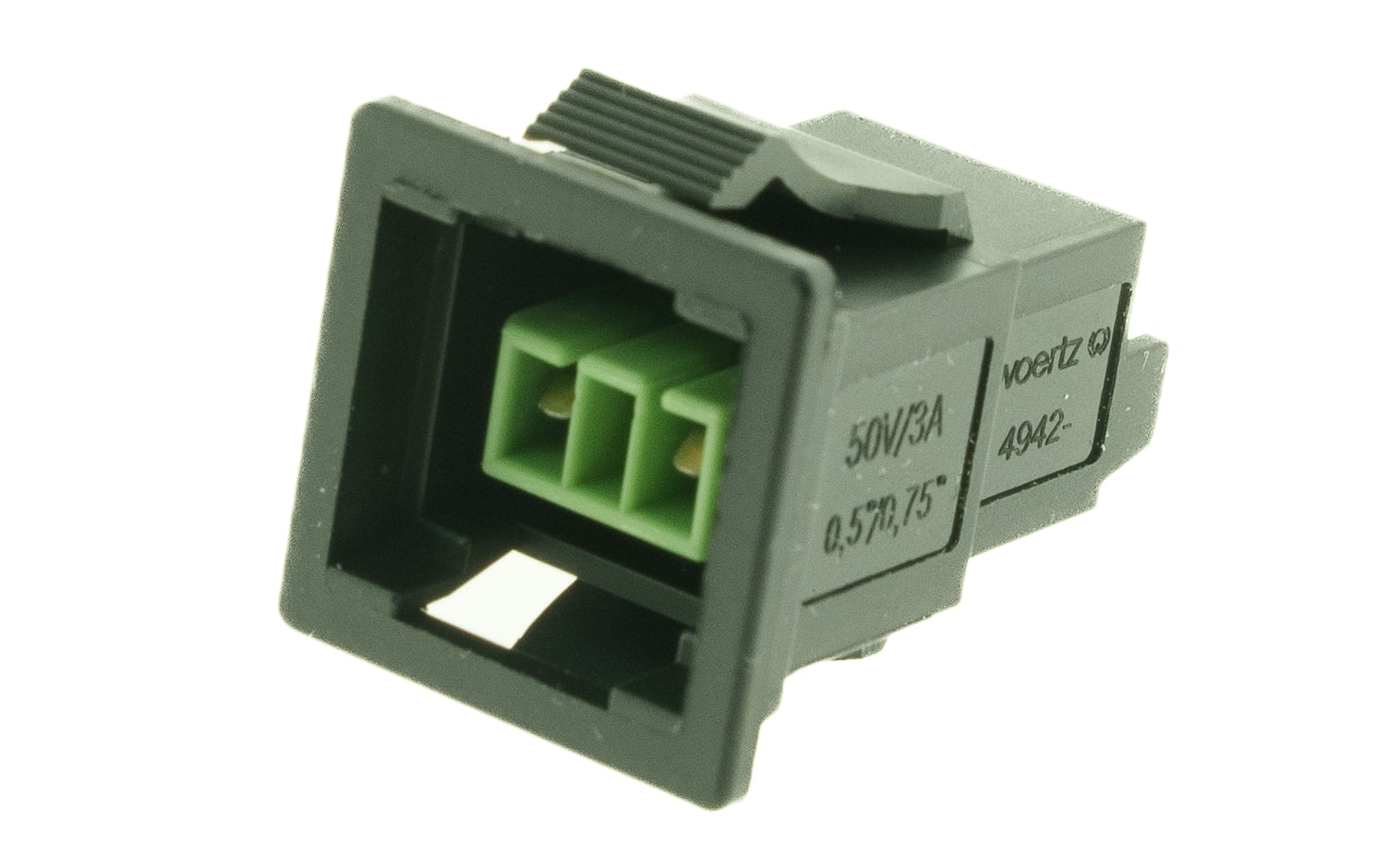 Socket Snap-In BUS CKNX 2P GN