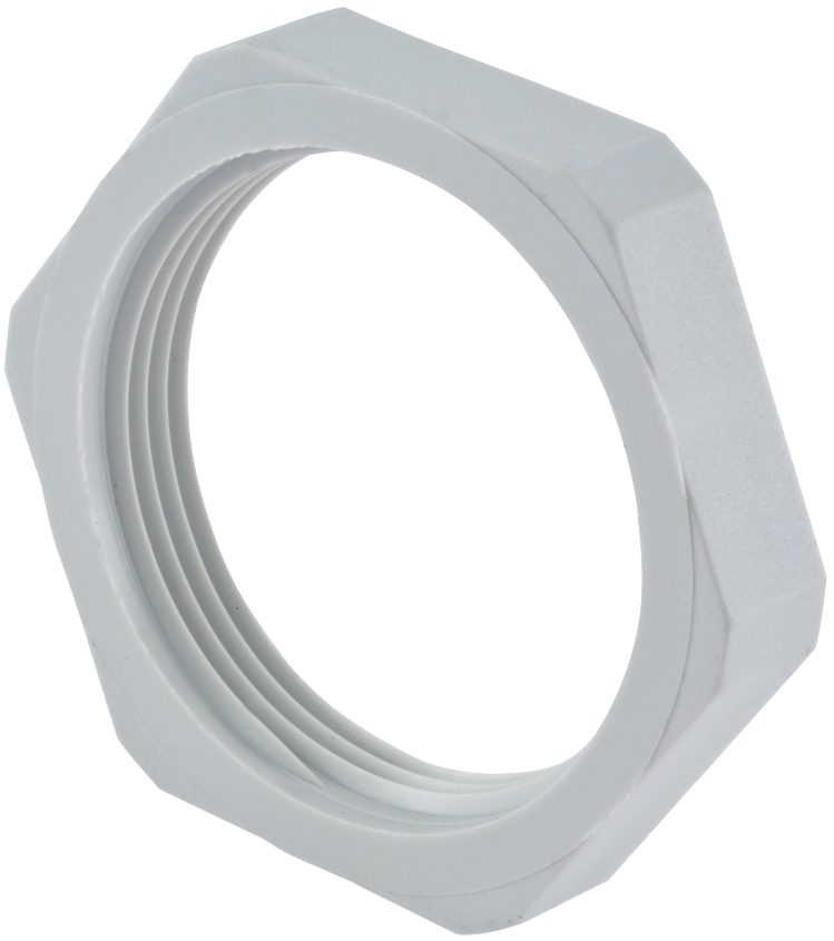 Cable gland nut M25x1.5 plastic grey