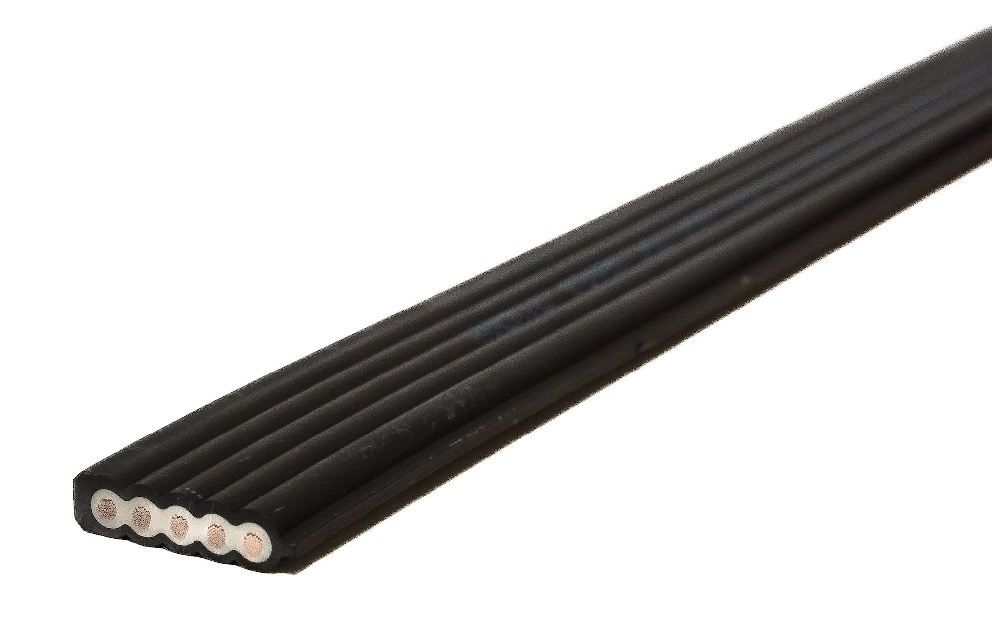 Flat cable power 5G2.5mm² HF BK 2.0 Flat cable power 5G2.5mm² HF BK 2.0