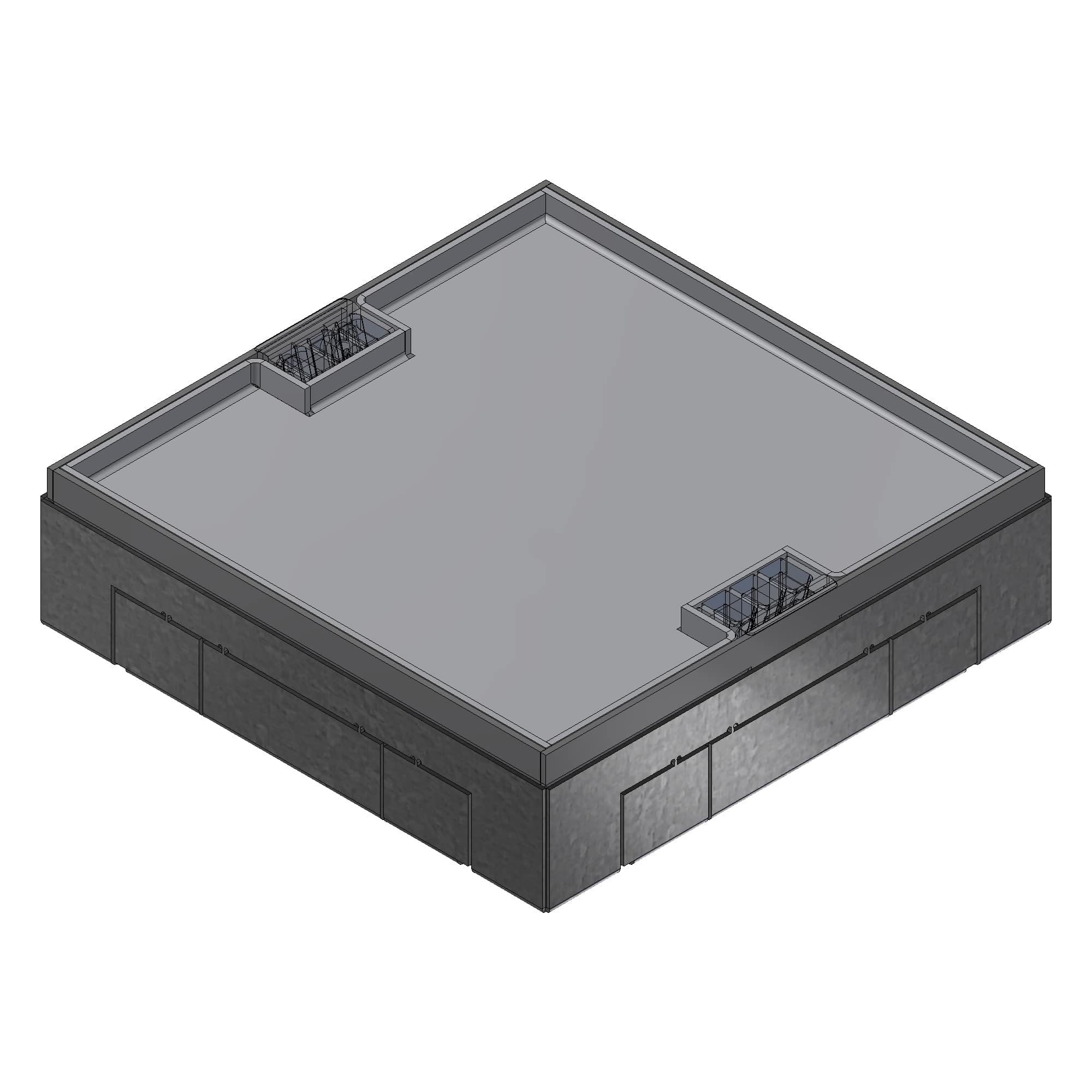 Plenum box BAK12 284x284/40 Al KM Plenum box BAK12 284x284/40 Al KM