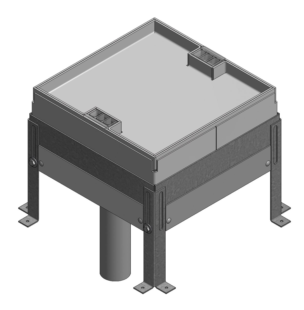 Plenum box BAK22 200-270 Al KM