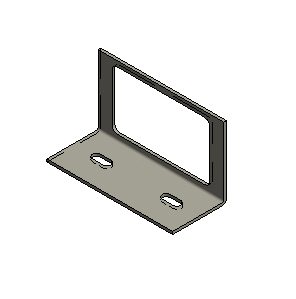 Mounting bracket 1 FLF 3/5 empty BOK