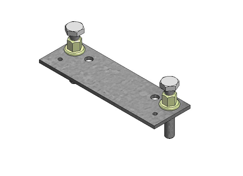 End piece to leveling bar BOK8880/200