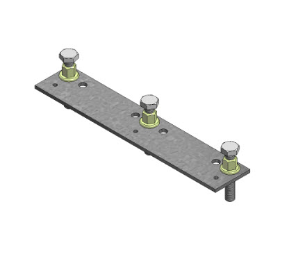 End piece to leveling bar BOK8880/300