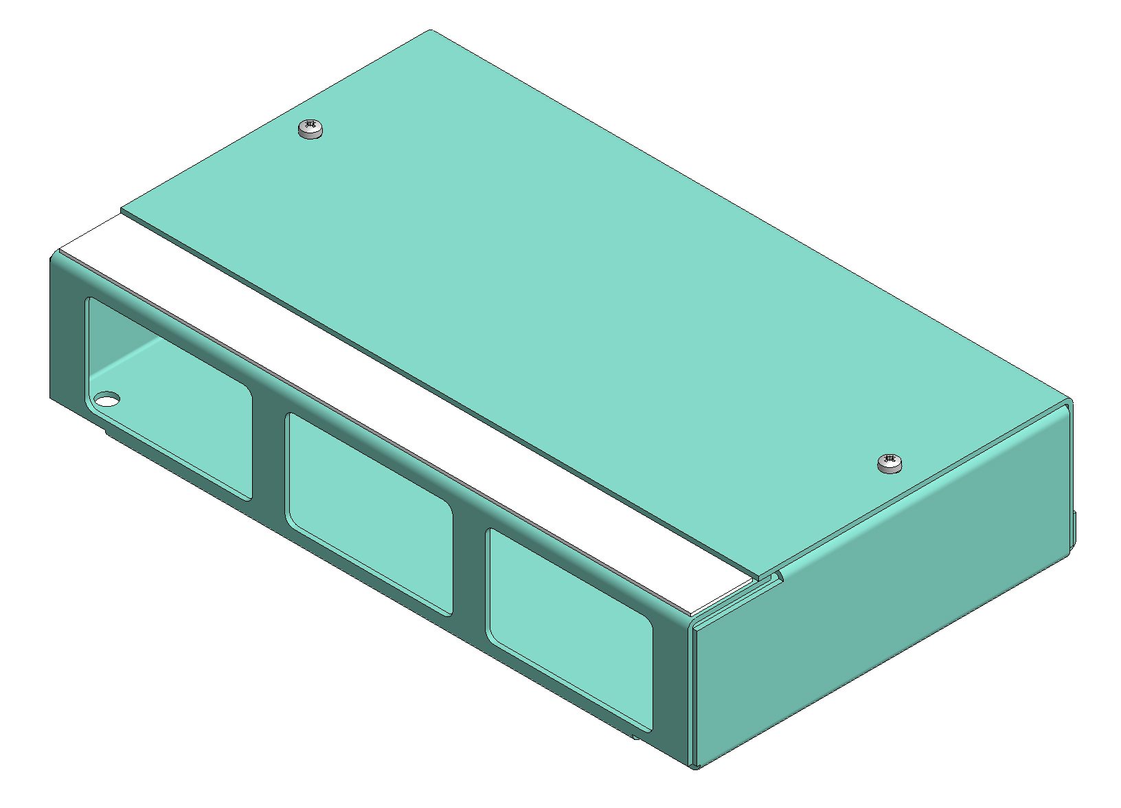 Box empty Scs3FLF horizontal DAK