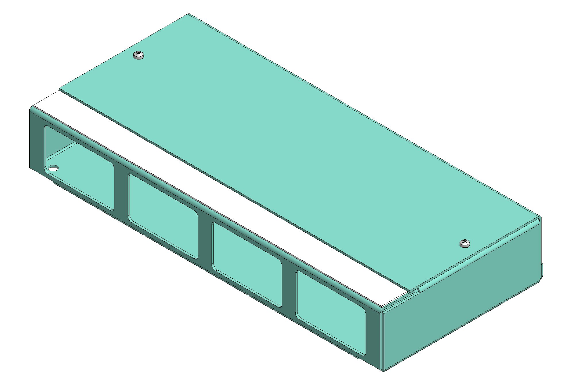 Box empty Scs4FLF horizontal DAK