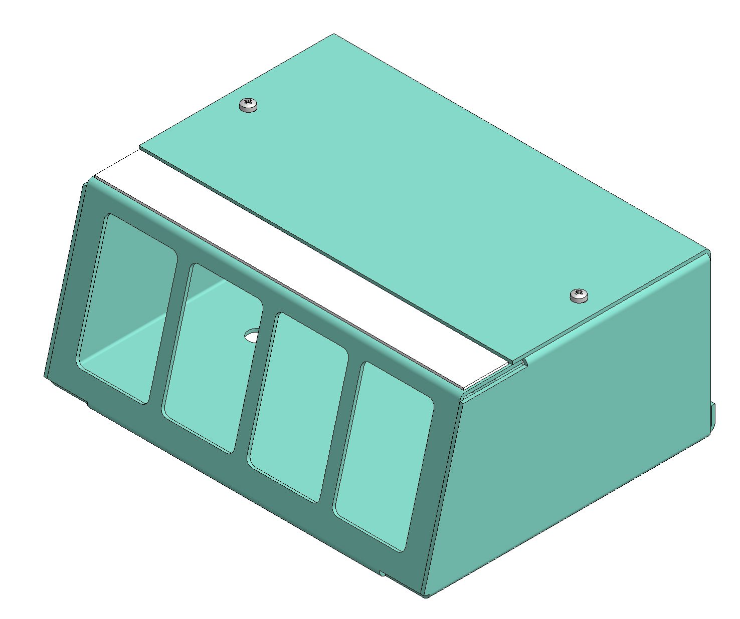 Box empty Scs4FLF vertical DAK