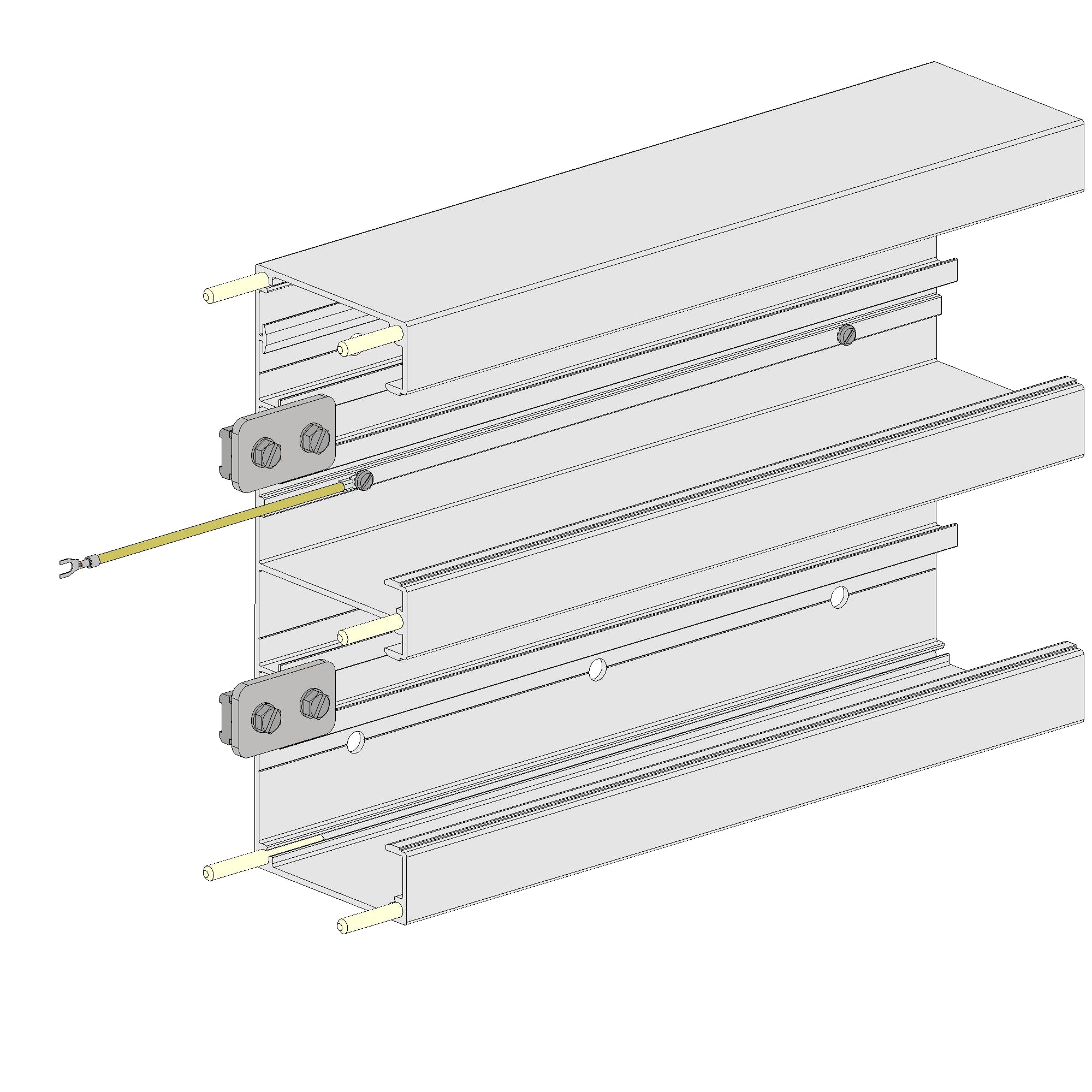 Duct sheath white BRK 4675/250x90