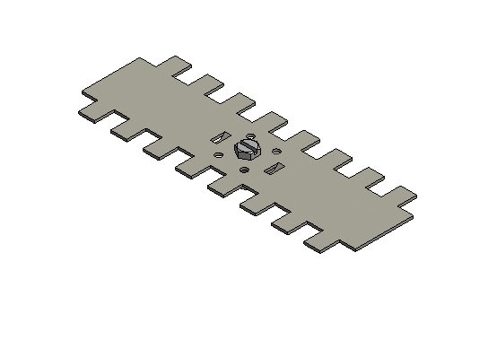 Cable tie plate STK to DS