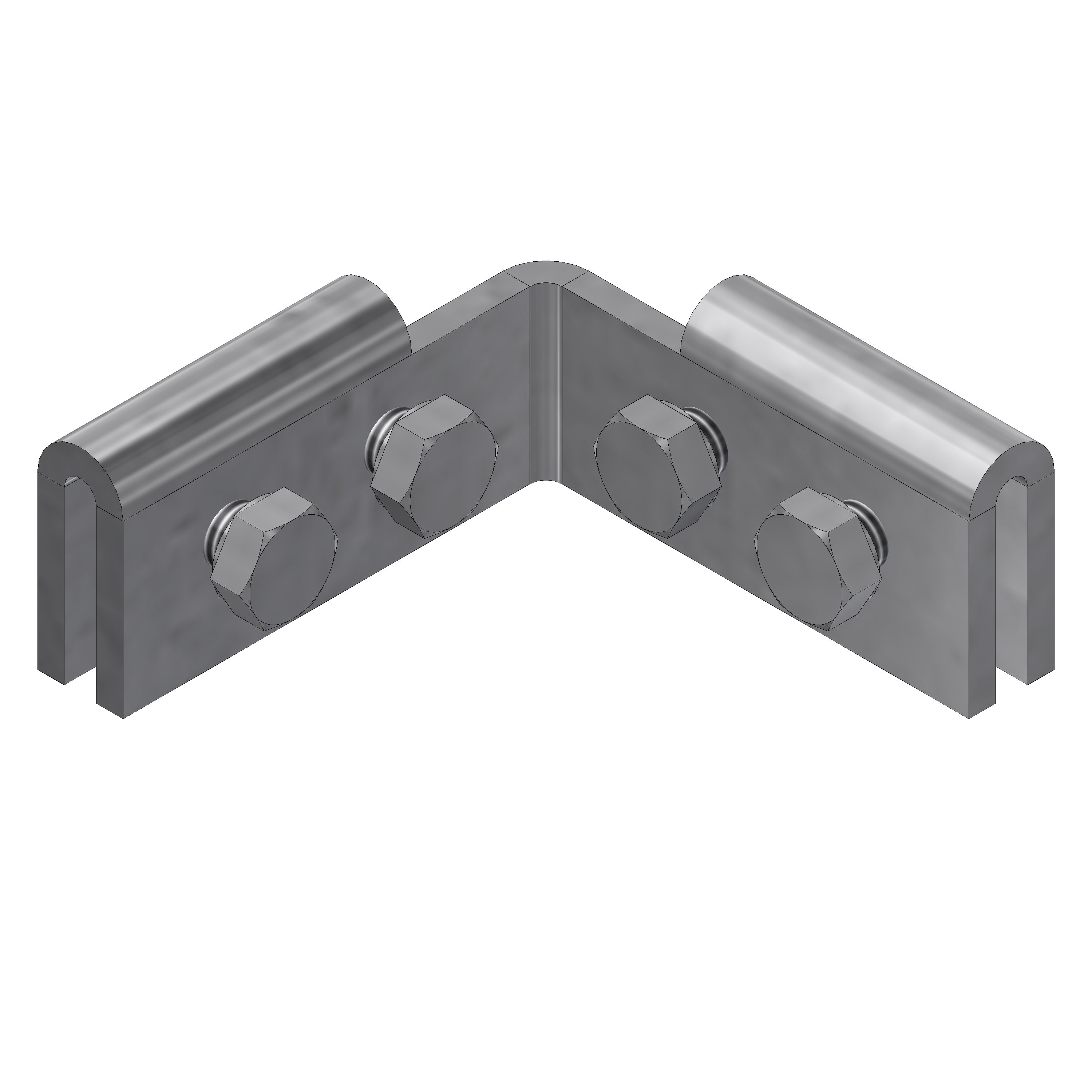 Connecting clamp IG 90° with 6-kt-Schr.