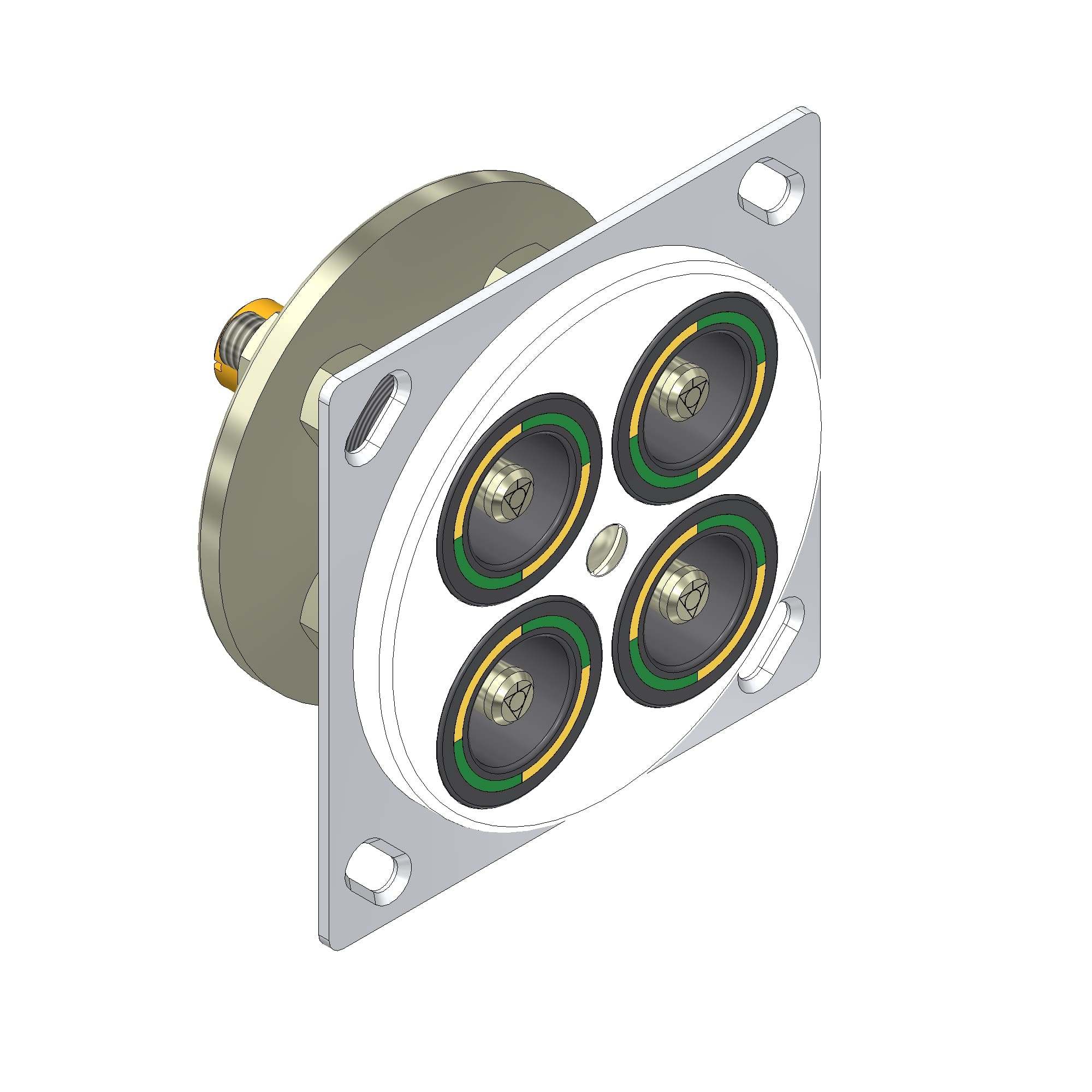 Ground socket ZPA 4-fold JK Ø64 ws Ground socket ZPA 4-fold JK Ø64 ws