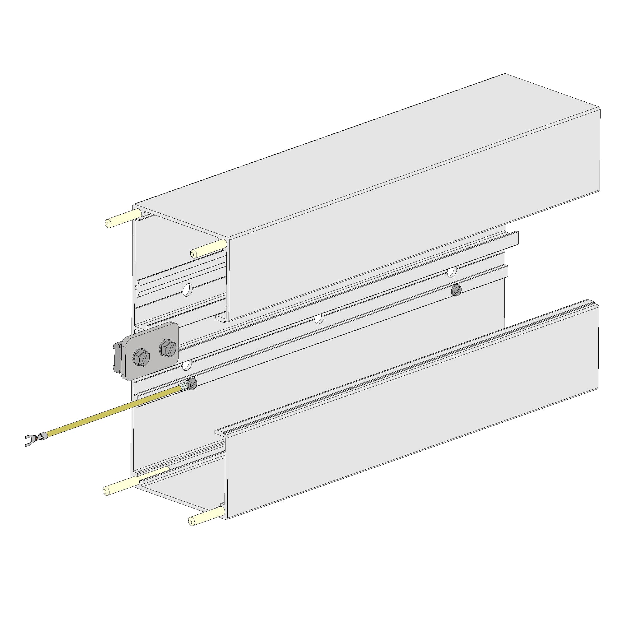 Duct sheath white BRK 4675/200x90