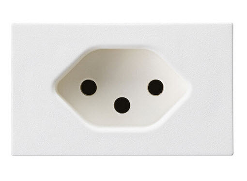 Socket FLF 3/5 T13 ws, 2-piece