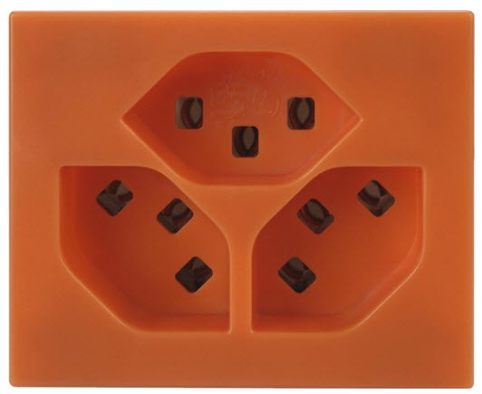 Socket FLF 6/5 3xT23 or, 2-piece