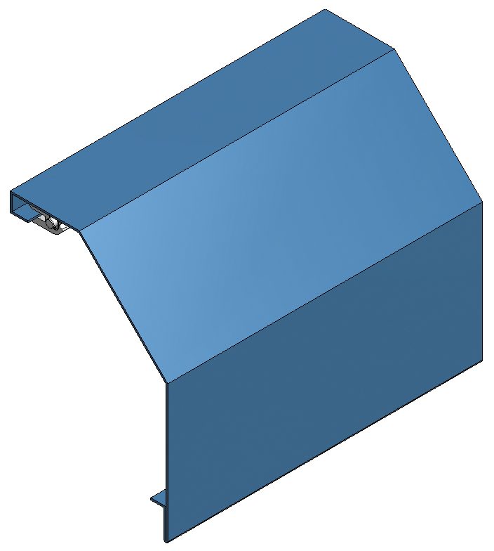 Hinged cover chamfer KDK 200x130 Hinged cover chamfer KDK 200x130