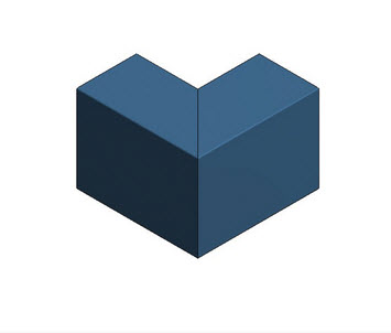 Corner piece 90° from edge FnW KDK 200x130 Corner piece 90° from edge FnW KDK 200x130