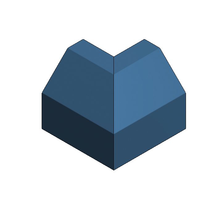 Corner piece 90° asn chamfer ws KDK 220x150 Corner piece 90° asn chamfer ws KDK 220x150