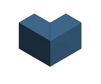 Corner piece 90° from edge FnW KDK 220x150 Corner piece 90° from edge FnW KDK 220x150