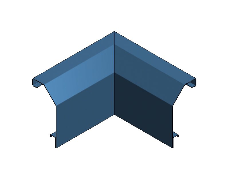 Corner piece 90° inn chamfer ws KOK 180x90 Corner piece 90° inn chamfer ws KOK 180x90