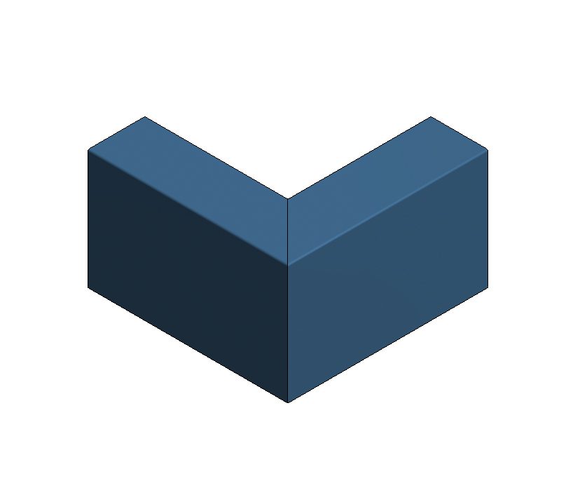 Corner piece 90° asn edge FnW KOK 180x90 SOK Corner piece 90° asn edge FnW KOK 180x90 SOK