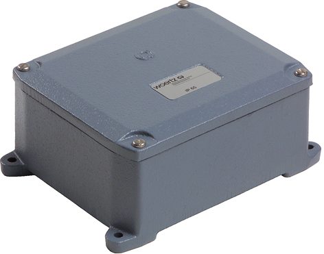 Cast iron junction box, 182x152x88 mm