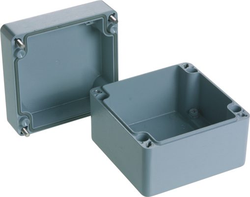 Aluminium box Lithos 122x122x90mm