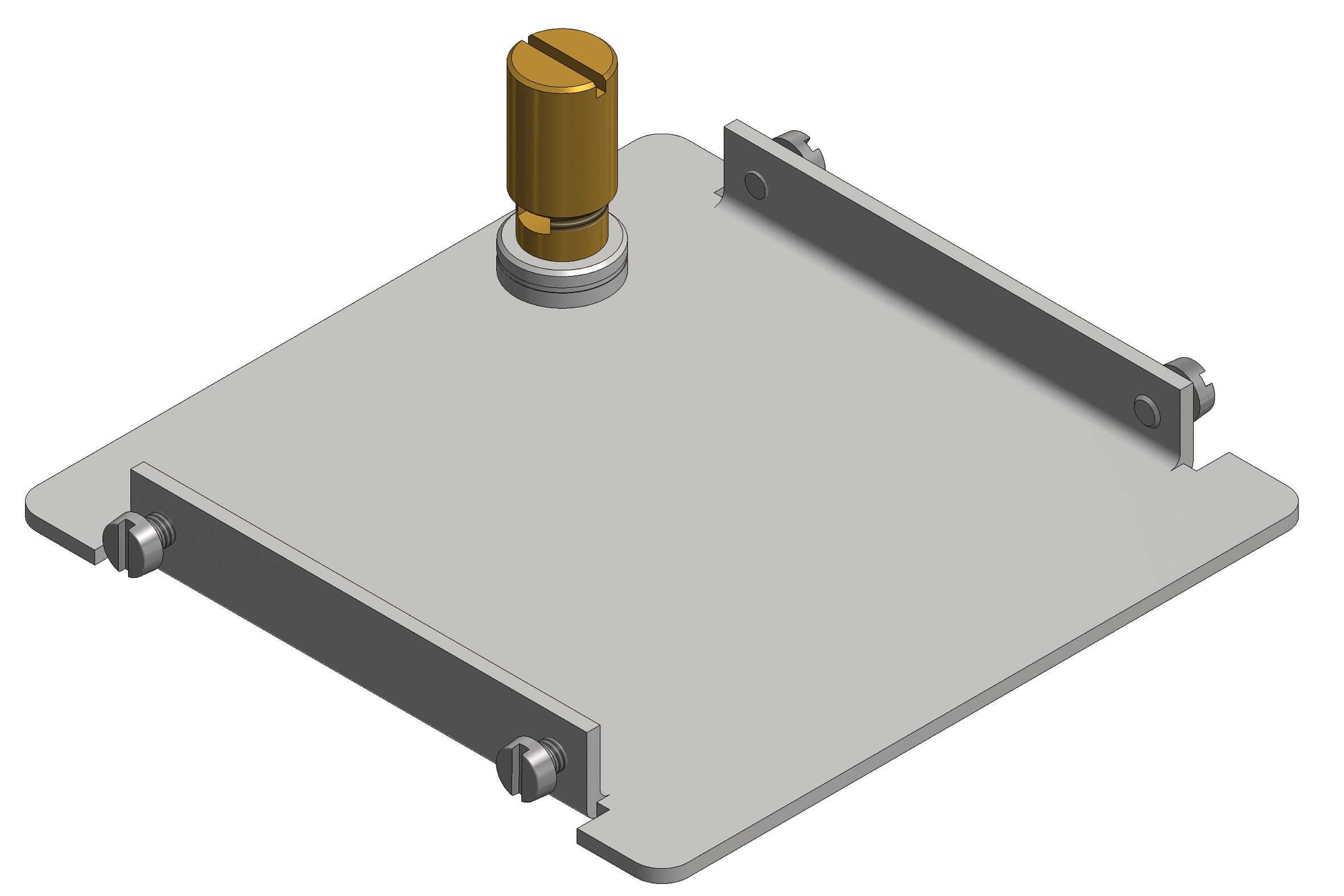 Baseplate unbored w. PE terminal Baseplate unbored w. PE terminal