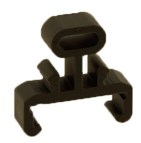 Cable clip to double C-profile Cable clip to double C-profile