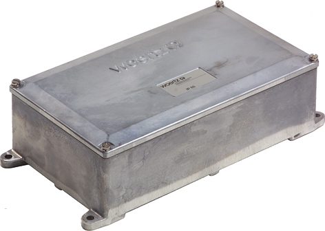 Caja de derivación de aluminio fundido, 257x147x84 mm