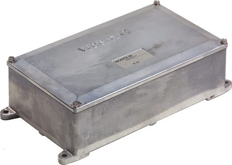 Caja de conexiones de aluminio fundido, 257x147x84mm