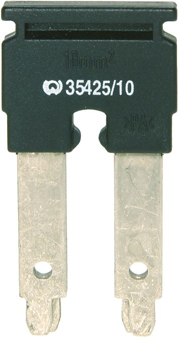 Conector transversal de 2 polos a terminales de resorte de tensión 10mm