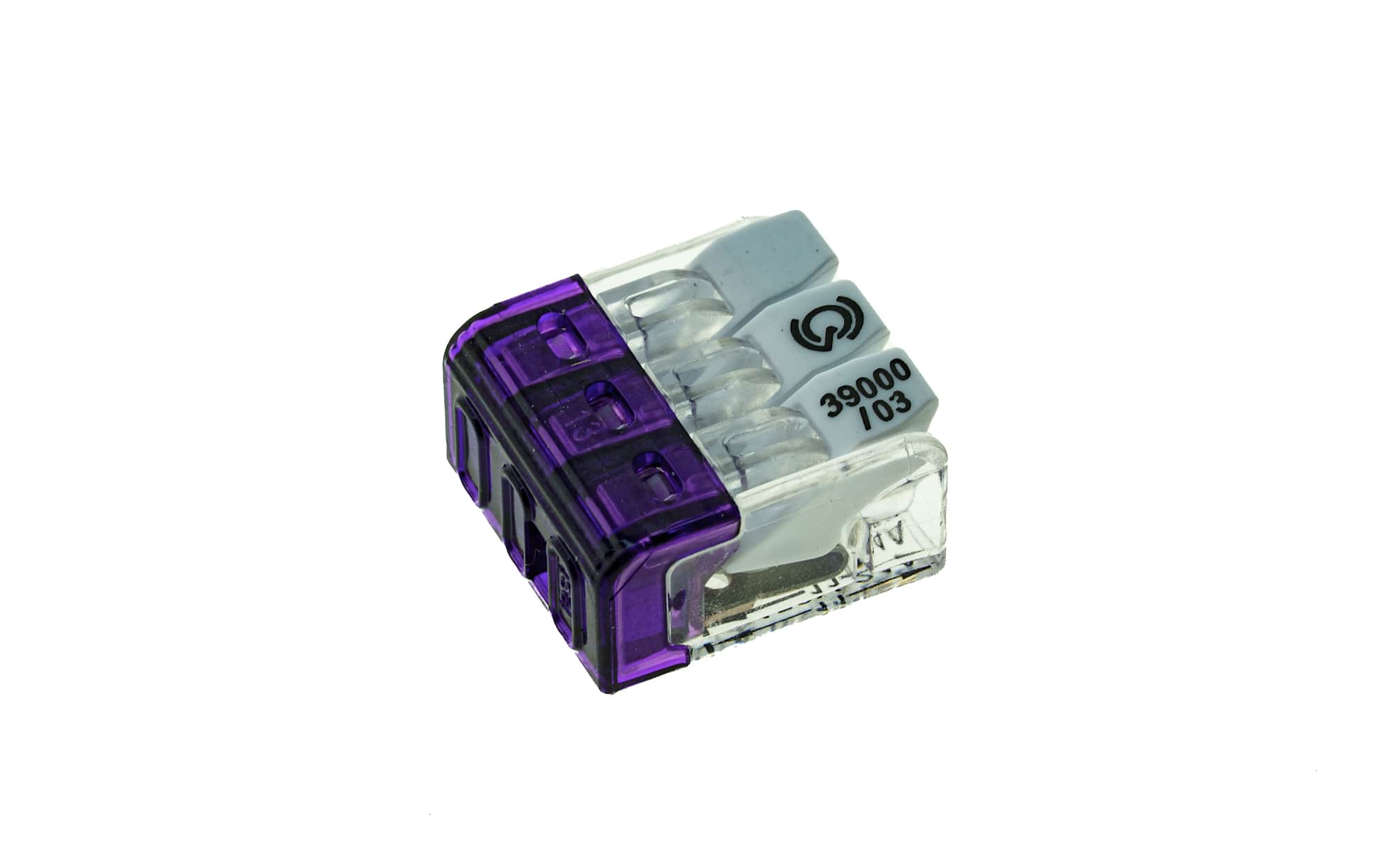 Terminal de caja con palanca 2,5 mm² 3 pliegues Terminal de caja con palanca 2,5 mm² 3 pliegues
