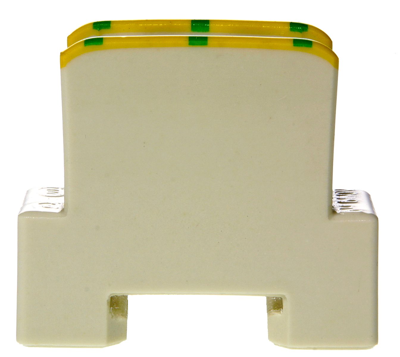 Terminal de unión de esteatita 6mm2 verde-amarillo