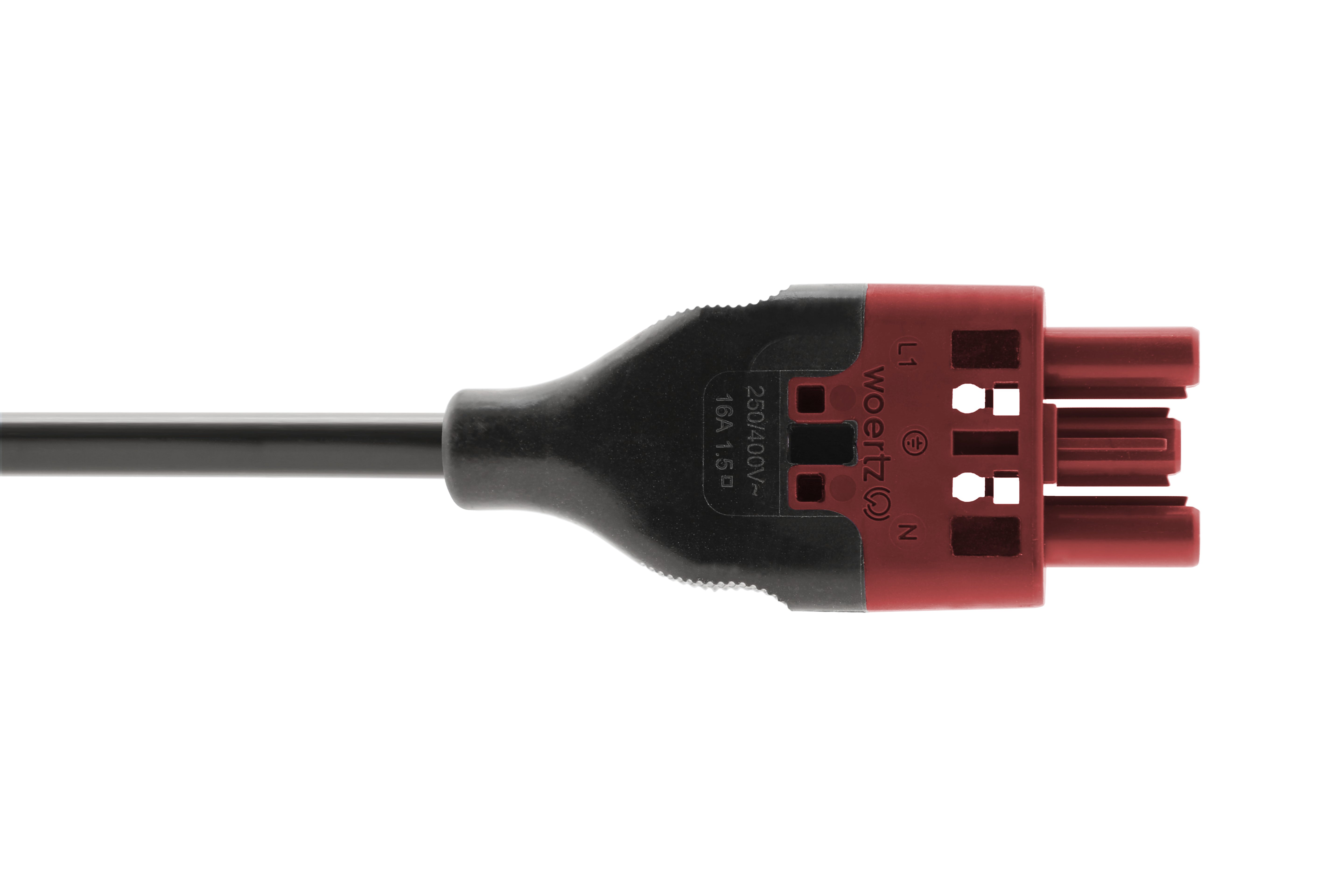Cable de conexión C4-F 3x1,5 10m HF