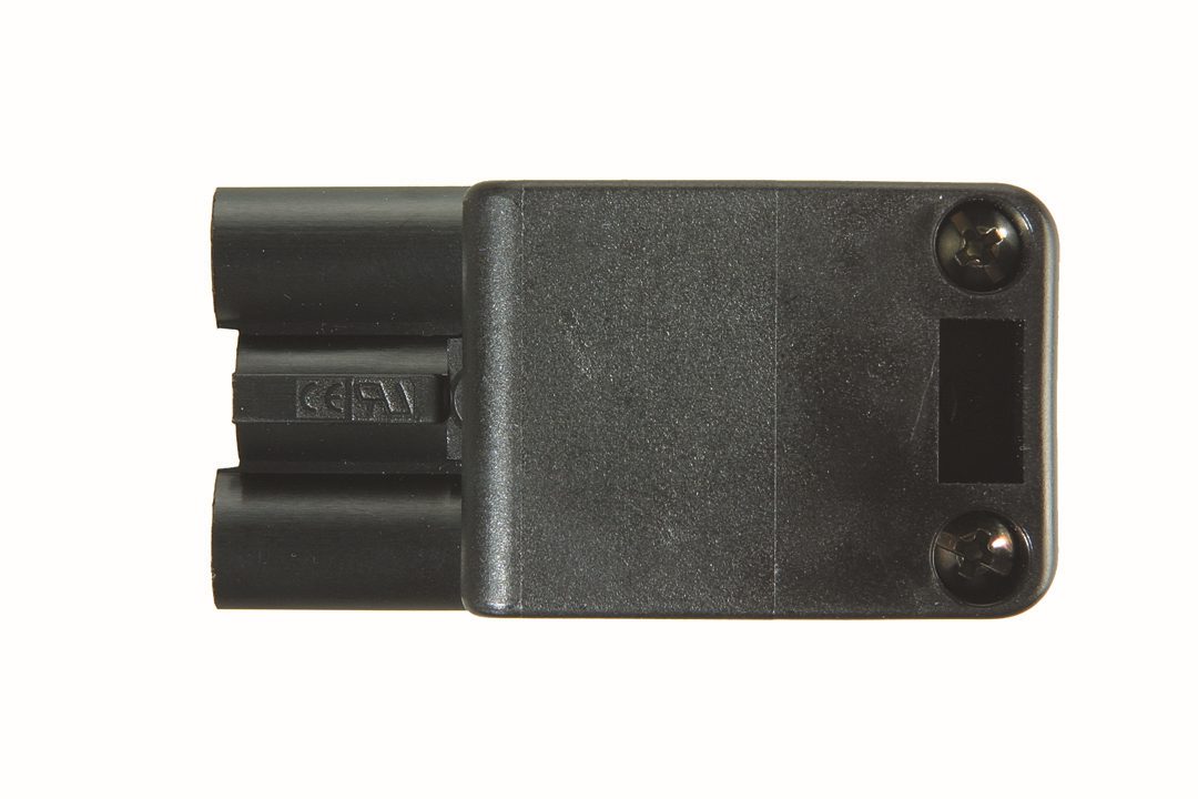 Enchufe C1-M 3P negro