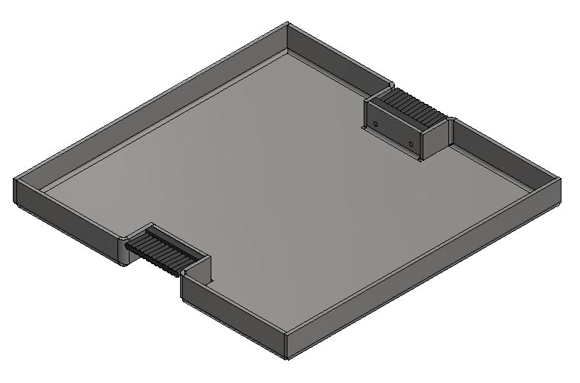 Tapa Cr con borde BAK/DAK22 BL