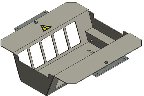 Kit de instalación 2x5FLF vertical vacío BAK22