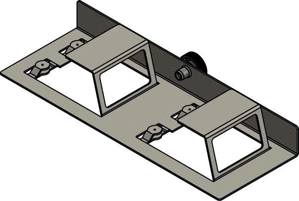 Kit de instalación Scs 2FLF horizontal vacío BOK