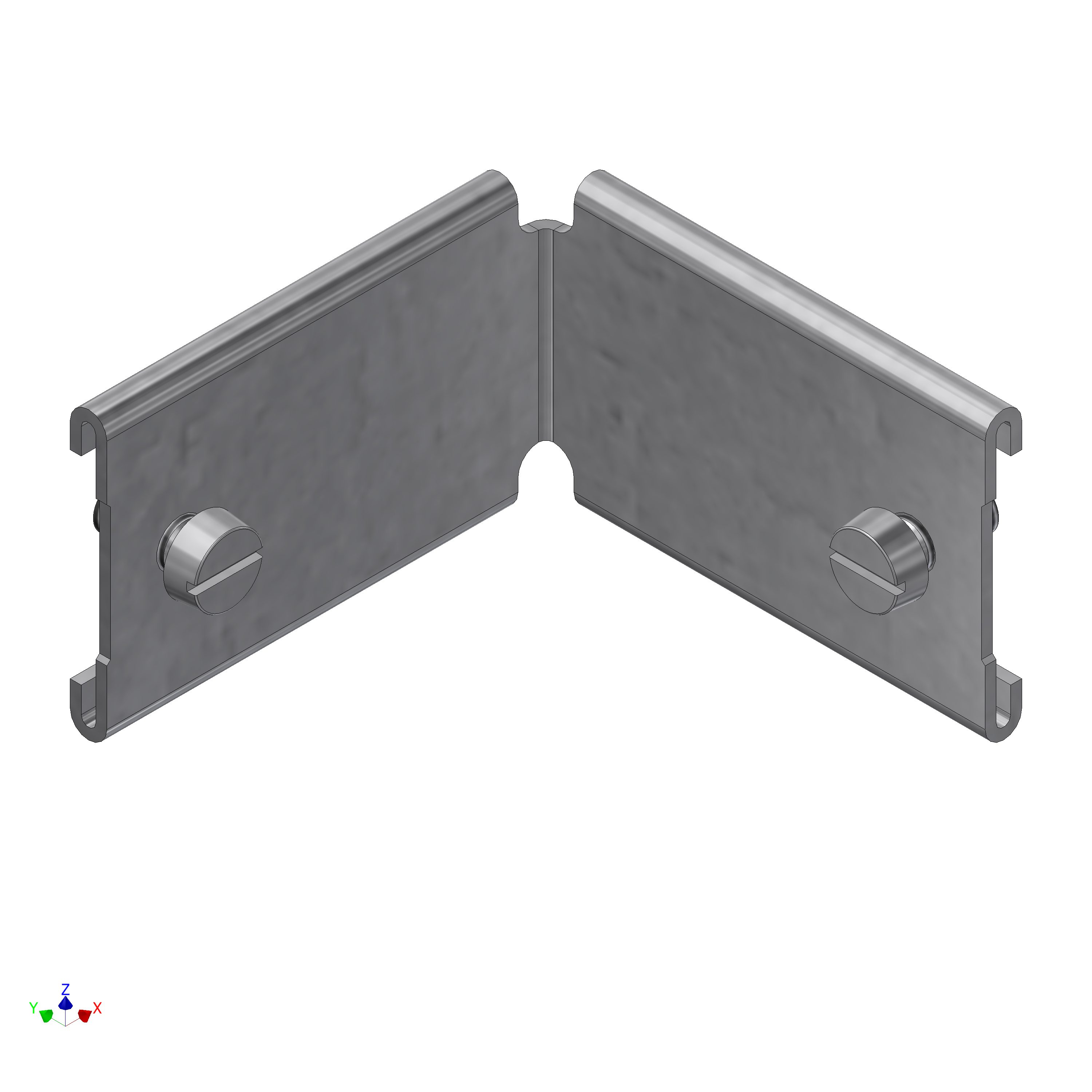 Producto - Pieza de unión IG 90° para carril DIN - 53539