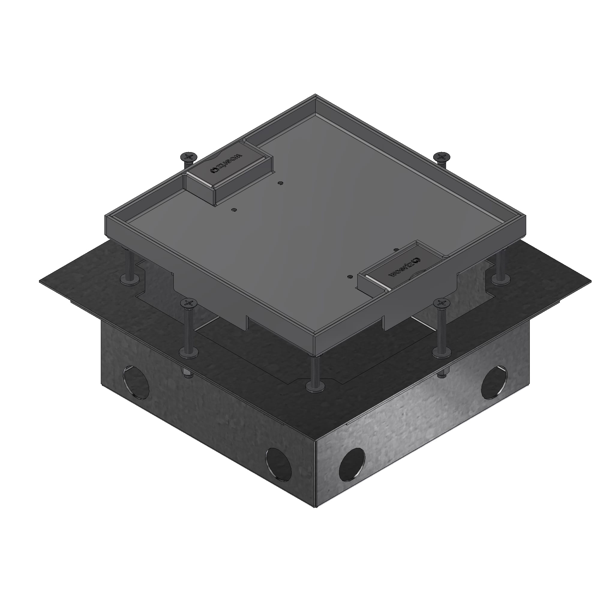 Caja de suelo DAK12 200 Cr KA DV