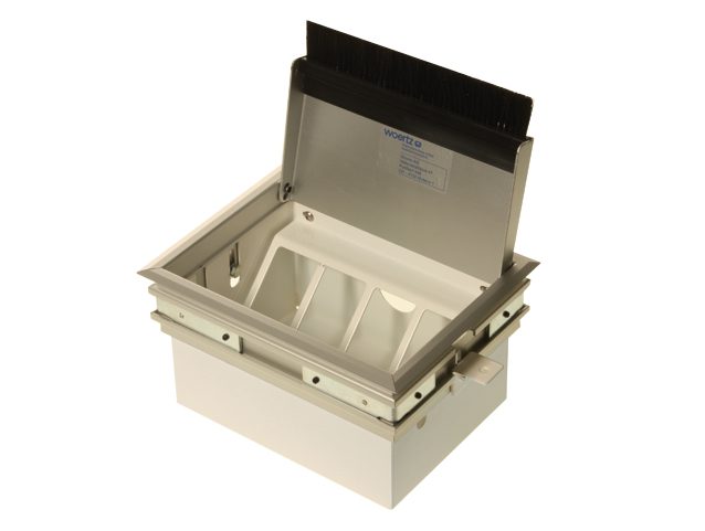 Caja de montaje de mesa 4 FLF TSF Al BL vacío