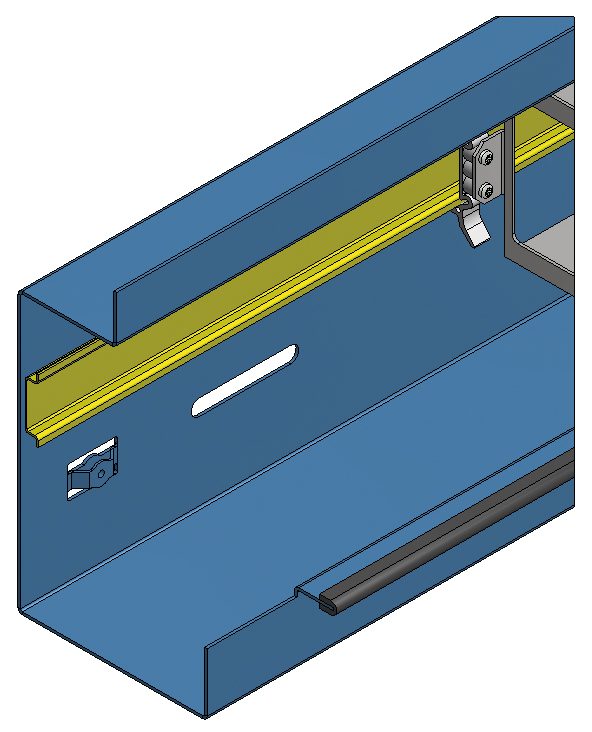 Carcasa de canal ws KDK 220x150