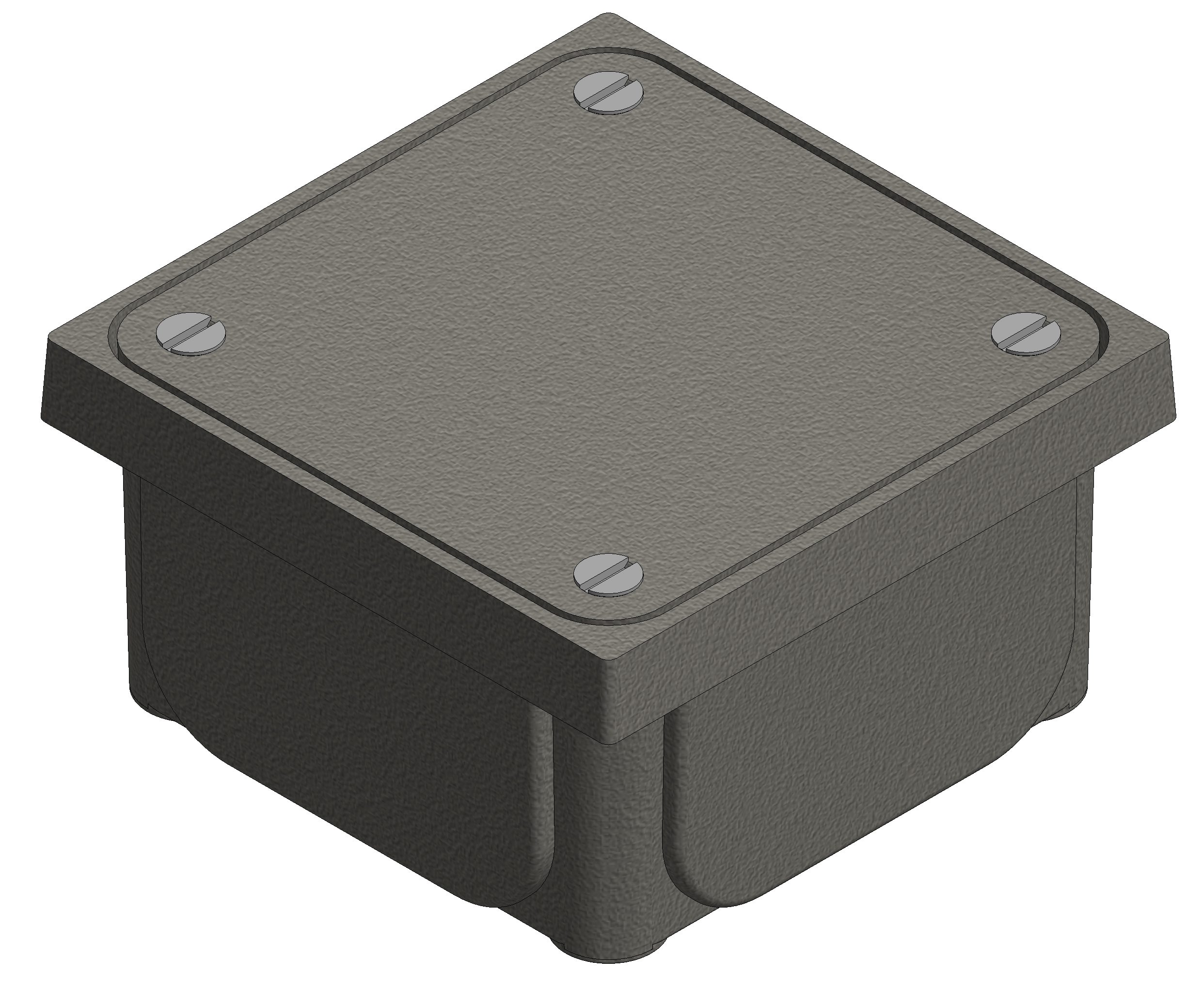 Caja de suelo IP54 130x130x70mm