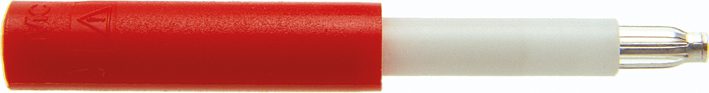 Clavija de prueba Ø M3 roja, enchufe 4mm