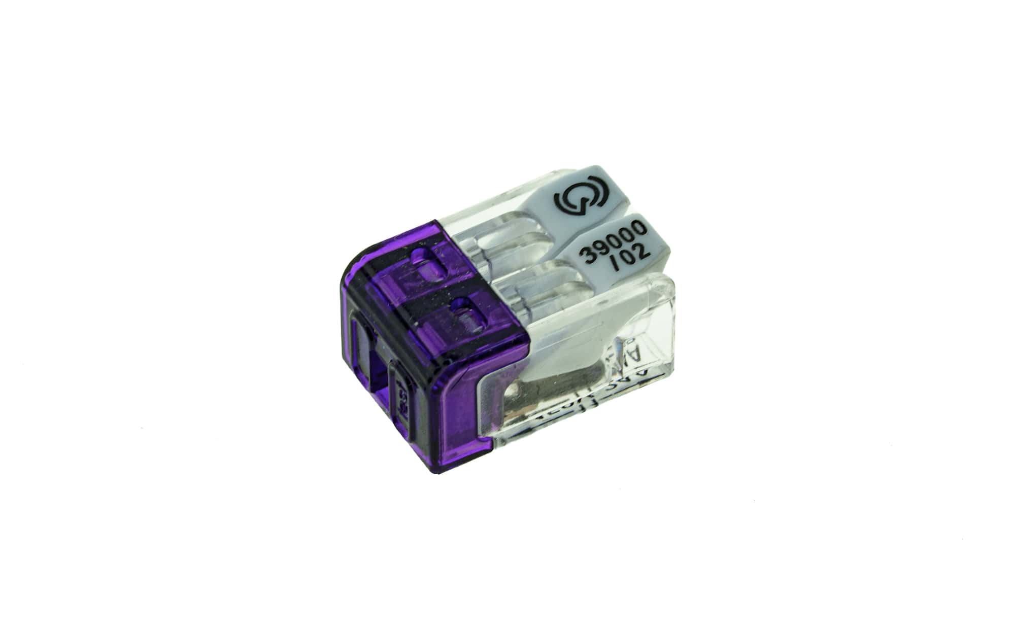 Borne de boîte avec levier 2.5mm² 2 fois Borne de boîte avec levier 2.5mm² 2 fois