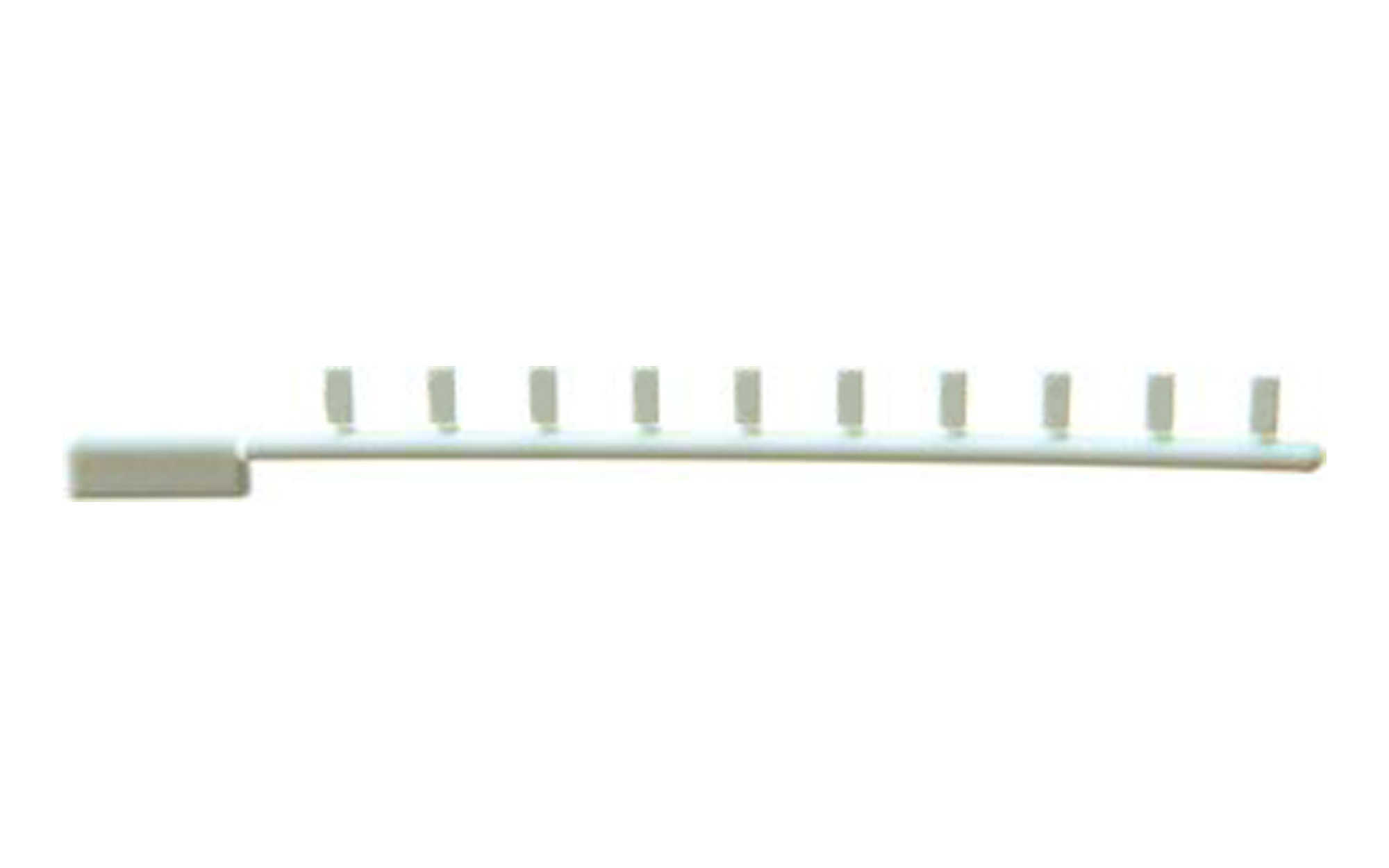 Baguette de marqu. 6x3mm vierge blanche