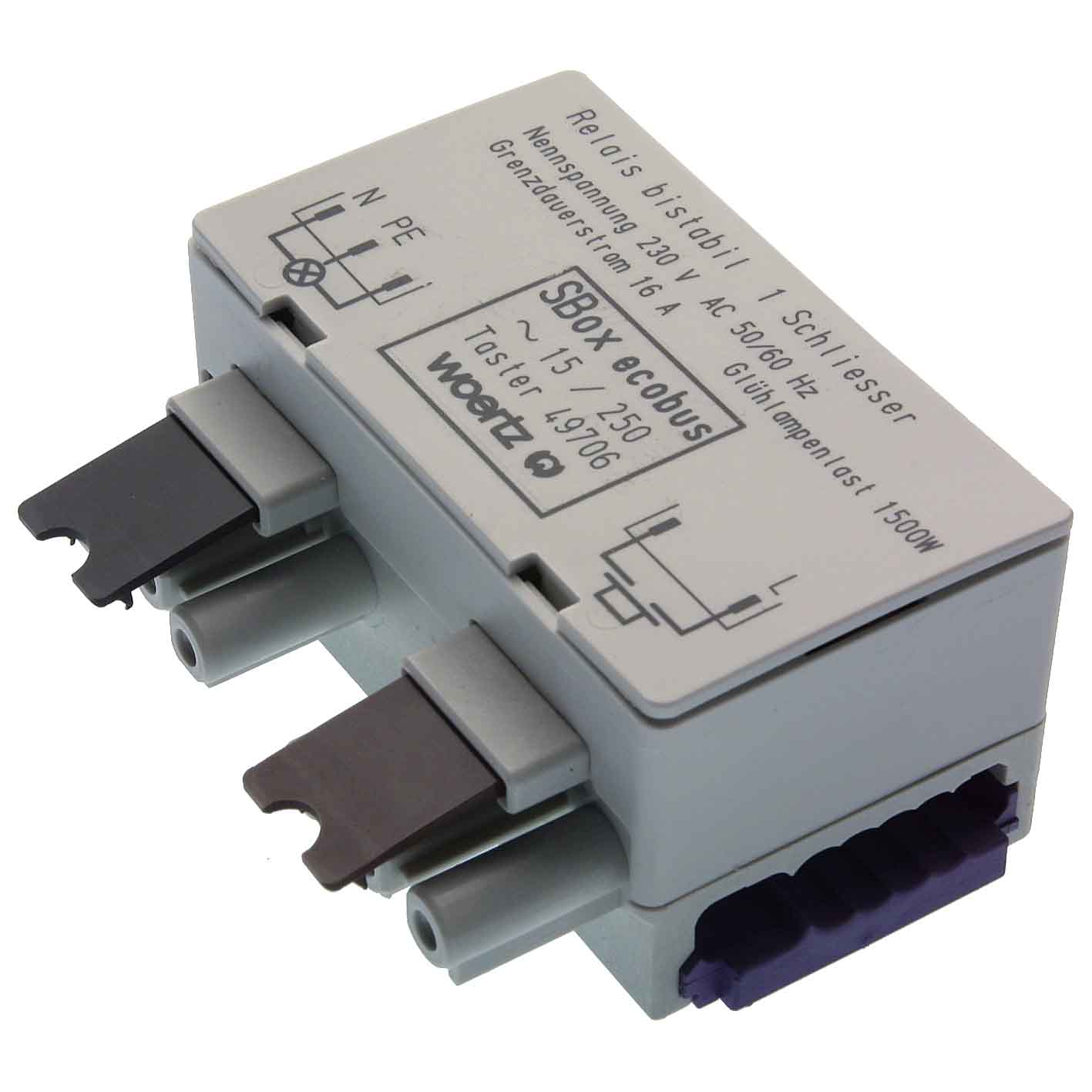 Boîtier de jonction Sbox CP combi SWITCH C1+C4 Q