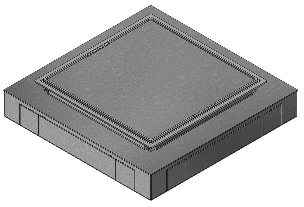 Boîte de tirage ZUG4 384x384/50 St Boîte de tirage ZUG4 384x384/50 St
