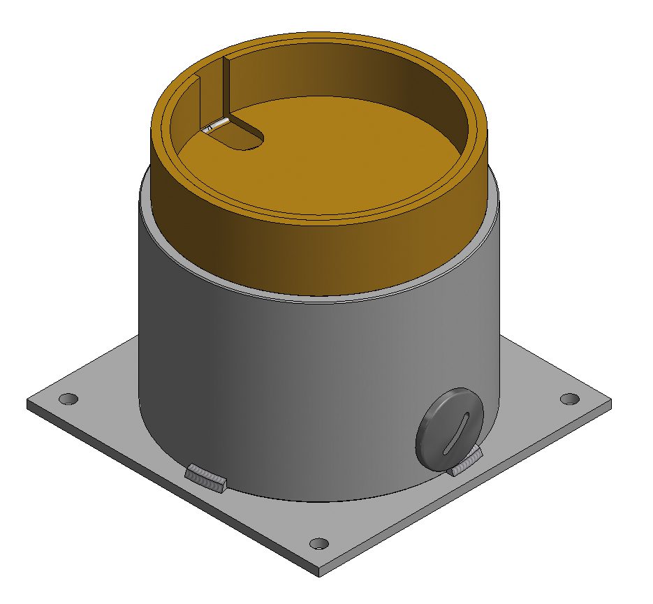Boîte de sol nivelable BOD Ø107 Ms