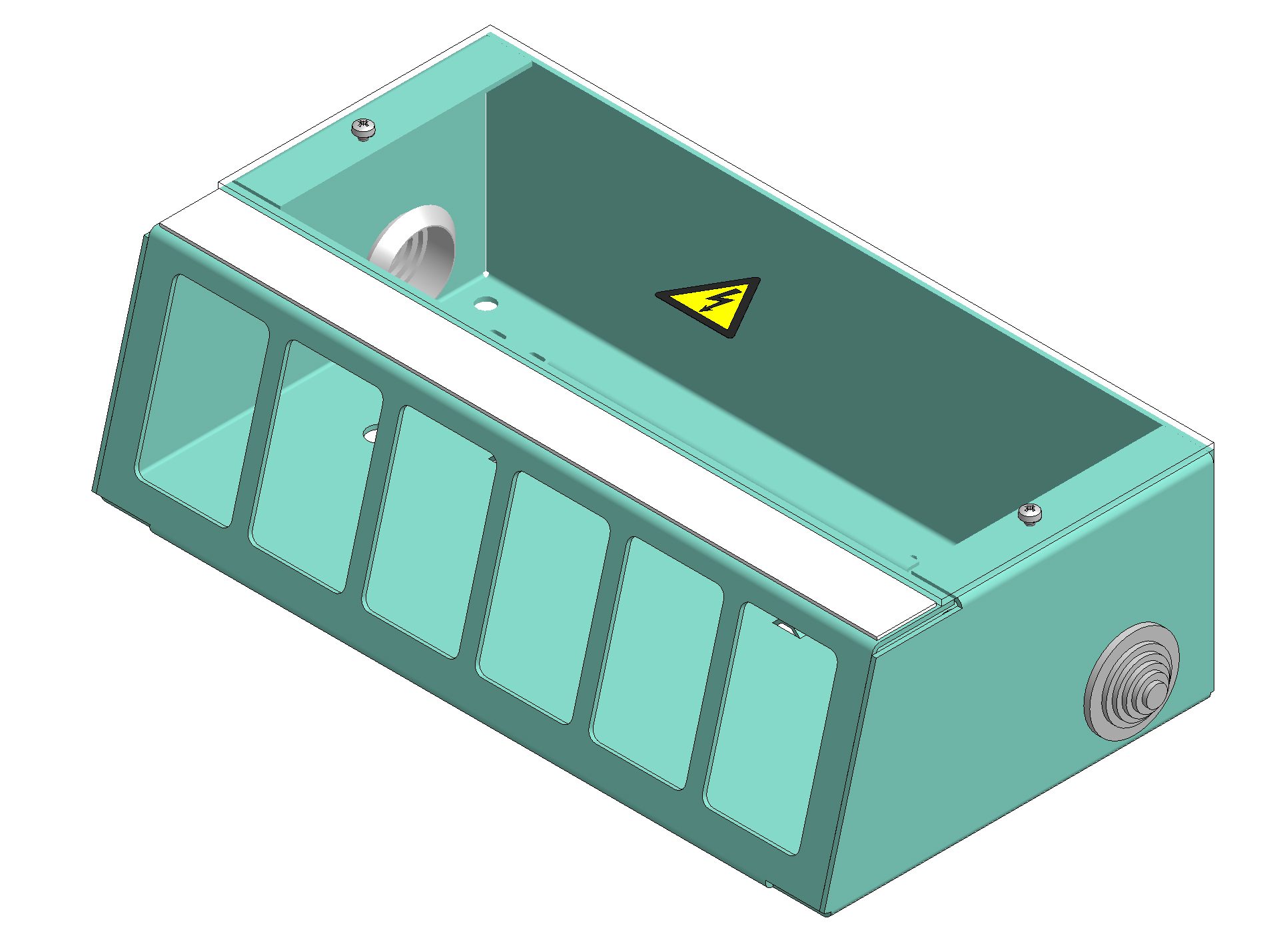 Coffret vide Sts6FLF verticales DAK